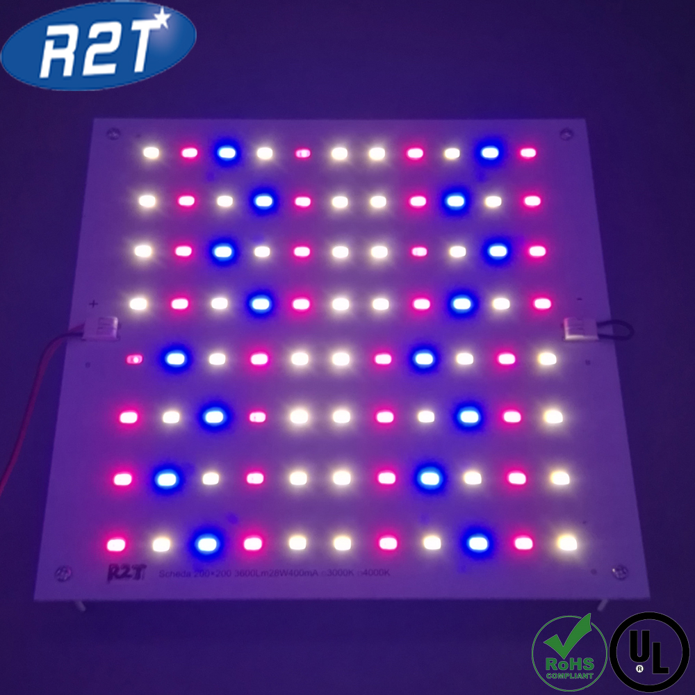 40W LED Grow Light PCBA Board Assembled with Samsung LM561C S6 660nm 460nm 